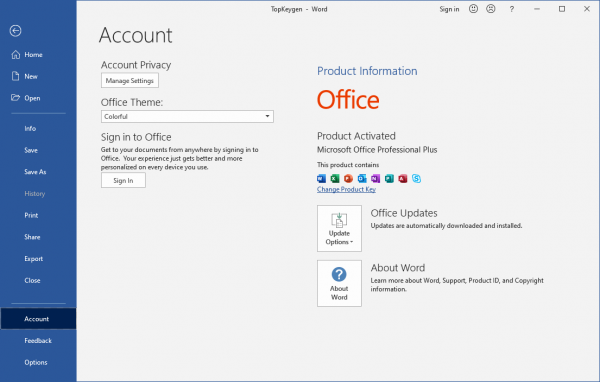 Microsoft Office Professional Plus Full Crack & Key Free Download