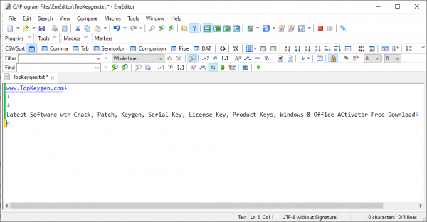 Emurasoft EmEditor Professional Full License Key {Tested} Free Download
