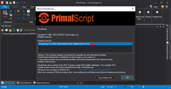 SAPIEN PrimalScript License Key & Crack {Latest} Download