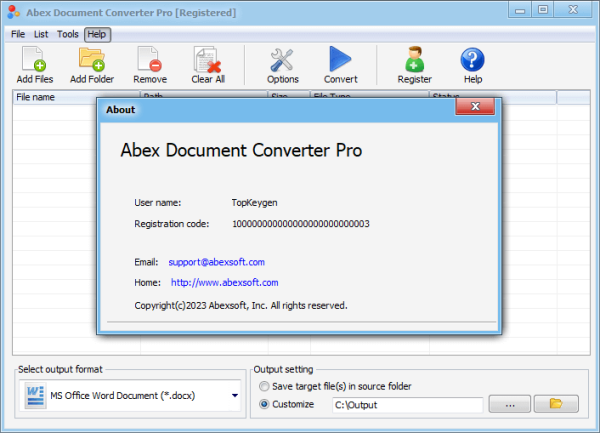 Abex Document Converter Pro Keygen & Activator Download