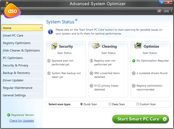 Advanced System Optimizer License Key & Patch Download