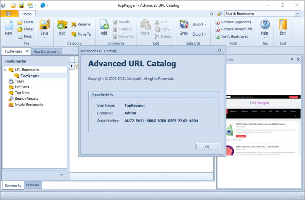 Advanced URL Catalog Activator & Keygen Full Download