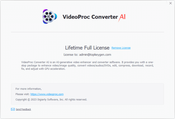 VideoProc Converter AI Activator & Keygen Final Download
