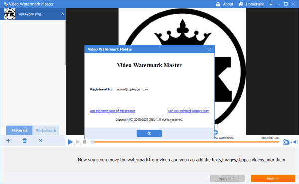 GiliSoft Video Watermark Master Patch & Activator Free Download
