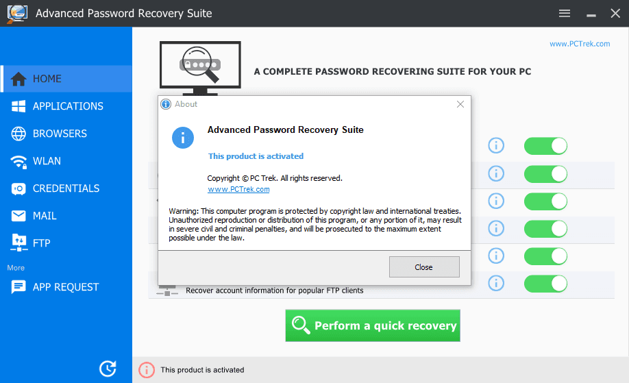 Advanced Password Recovery Suite License Key Download