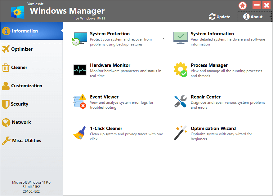 Yamicsoft Windows Manager Cracked Version Full
